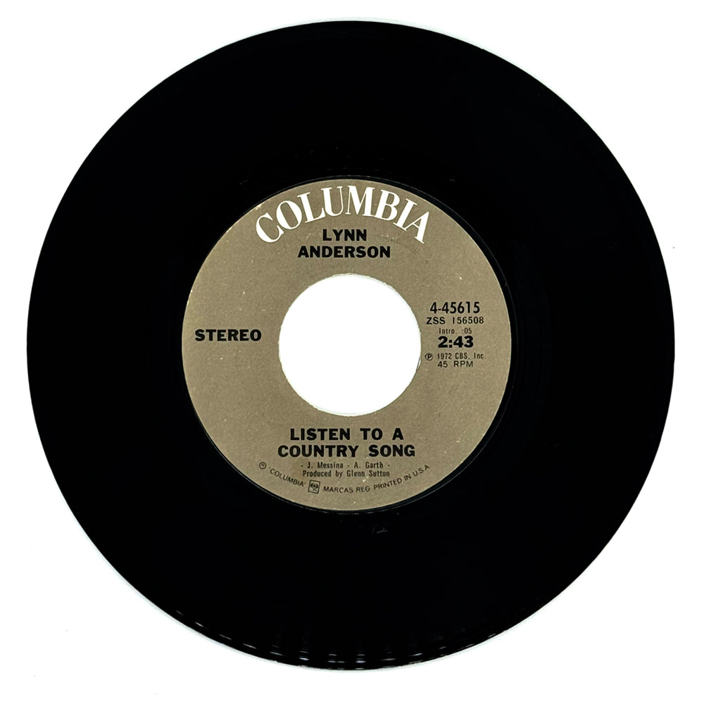 Lynn Anderson : LISTEN TO A COUNTRY SONG/ THAT'S WHAT LOVING YOU HAS MEANT TO ME