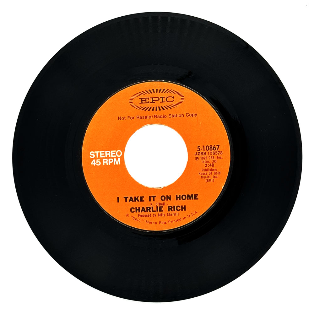 Charlie Rich : I TAKE IT ON HOME/  I TAKE IT ON HOME
