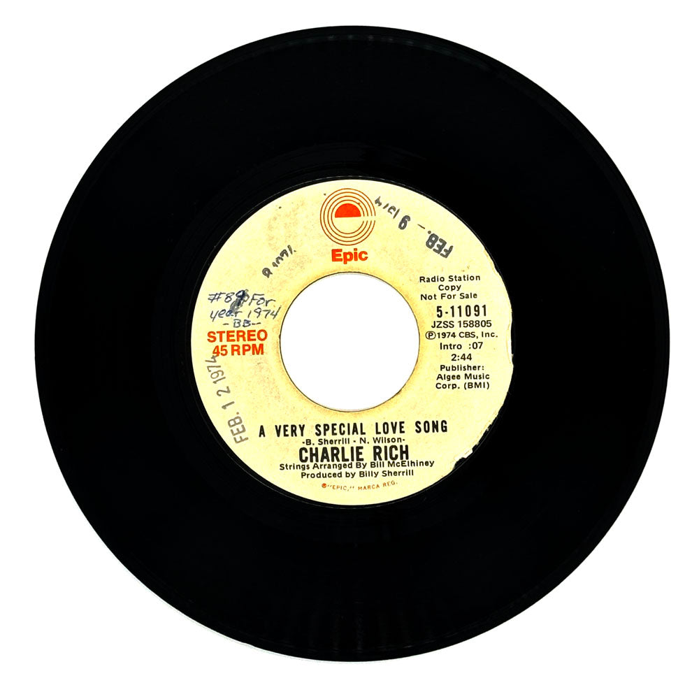 Charlie Rich :  A VERY SPECIAL LOVE SONG/ A VERY SPECIAL LOVE SONG