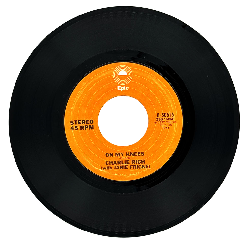 Charlie Rich (with Janie Fricke) : ON MY KNEES/ Charlie Rich : A MELLOW MELODY