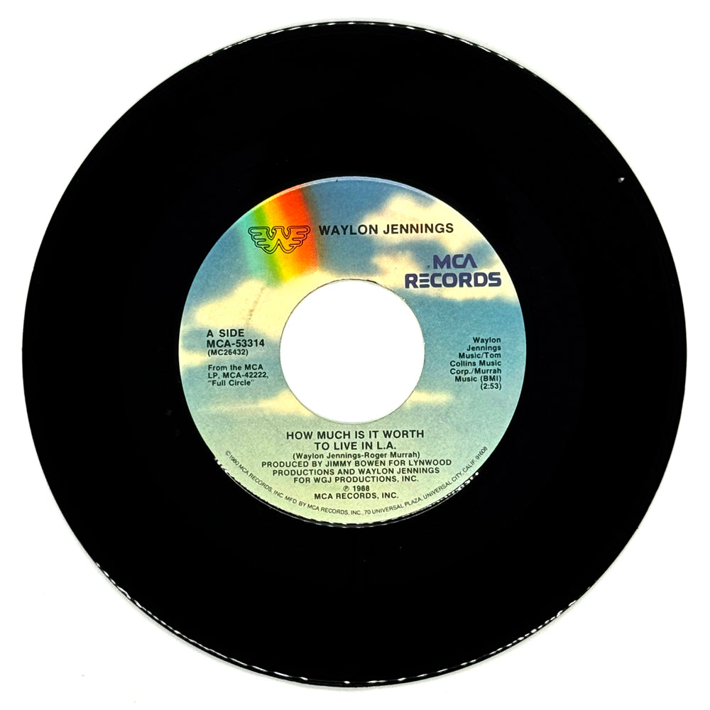 Waylon Jennings : HOW MUCH IS IT WORTH TO LIVE IN L.A./ G.I. JOE