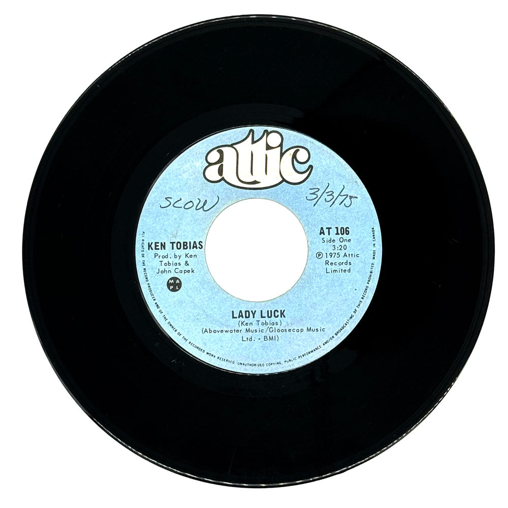 Ken Tobias : LADY LUCK/ WHATEVER YOU WANT