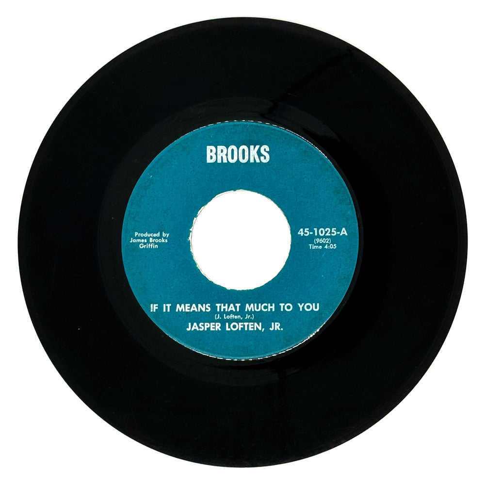 Jasper Loften, Jr. : IF IT MEANS THAT MUCH TO YOU/ YOUR CHEATING HEART