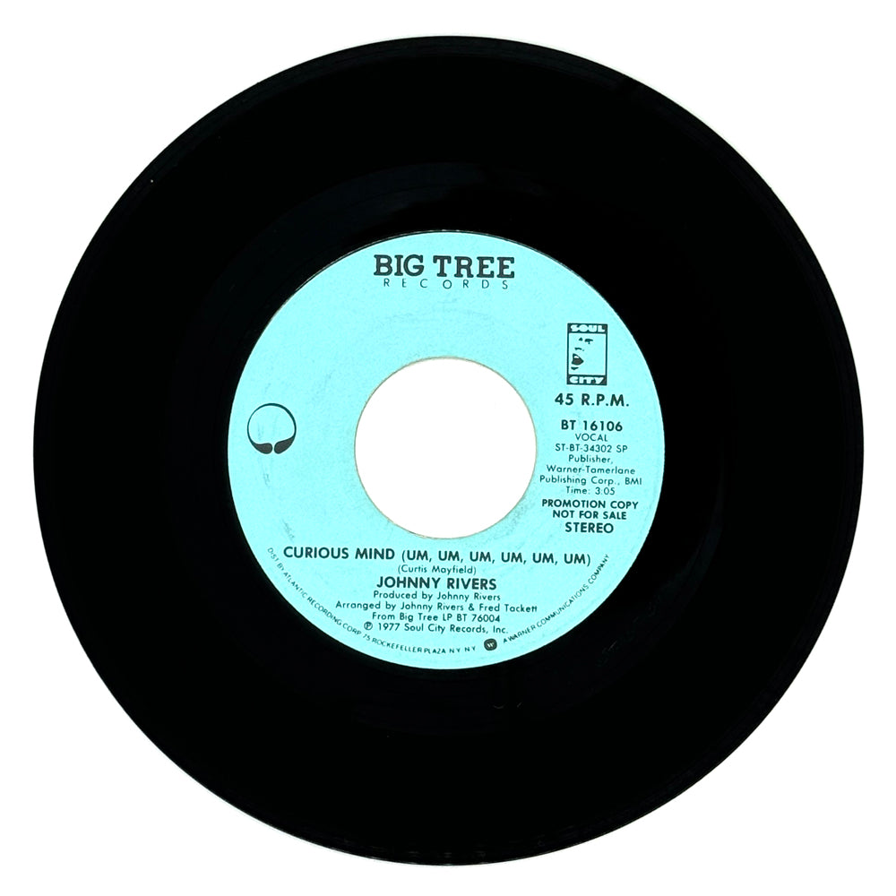 Johnny Rivers : CURIOUS MIND (UM, UM, UM, UM, UM, UM)/ CURIOUS MIND (UM, UM, UM, UM, UM, UM)