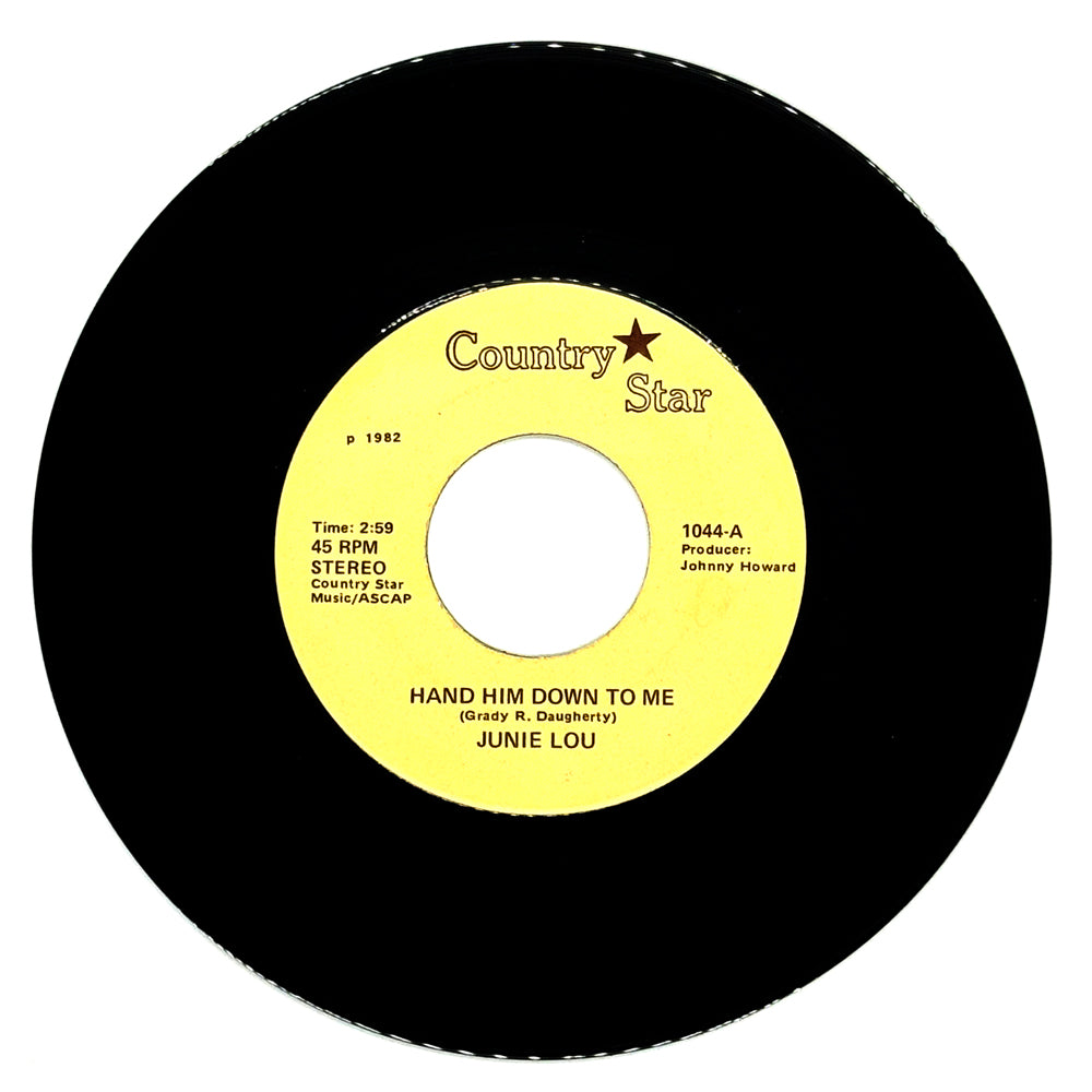 Junie Lou : HAND HIM DOWN TO ME/ROCK AROUND THE CLOCK