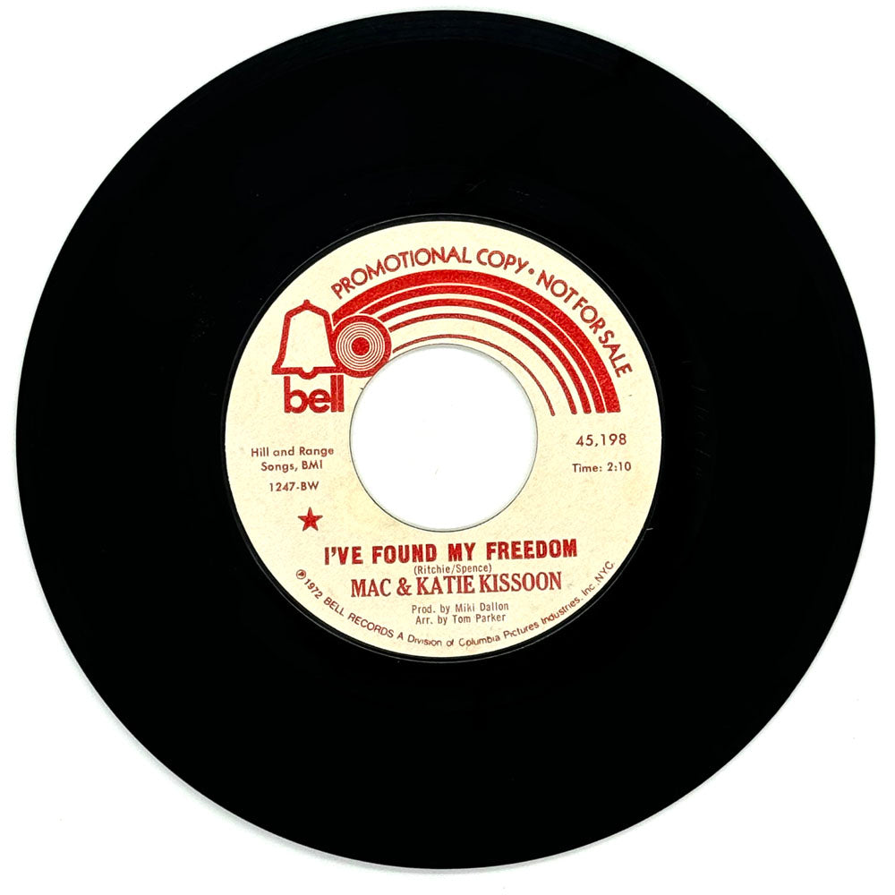 Mac And Katie Kissoon : I'VE FOUND MY FREEDOM/ LOVE CAME TODAY