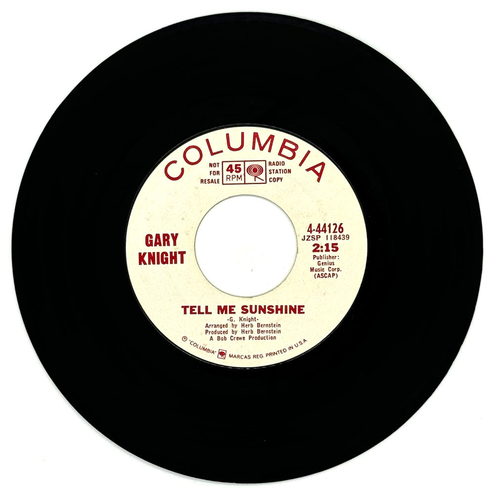 Gary Knight : TELL ME SUNSHINE/ FUNSEEKER