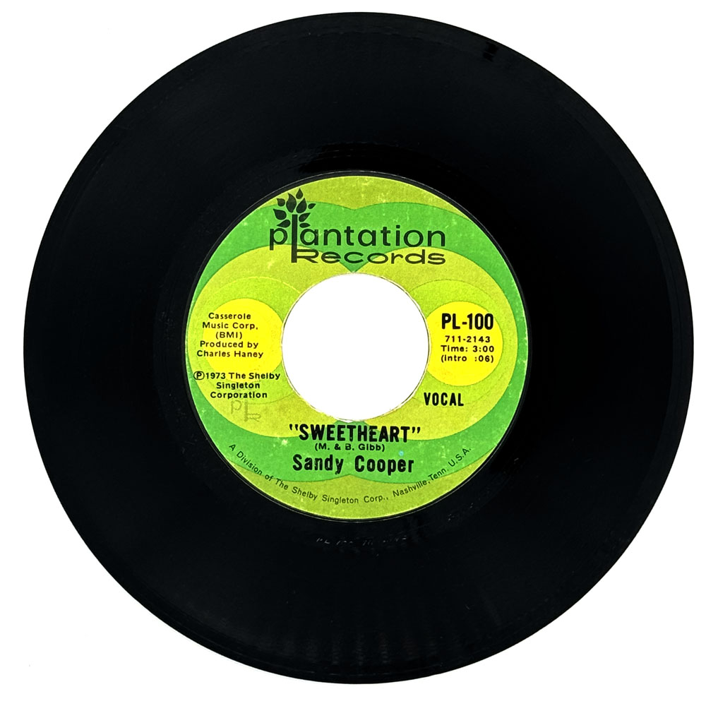 Sandy Cooper : SWEETHEART/ THE SIMPLE WAY OF LIVING