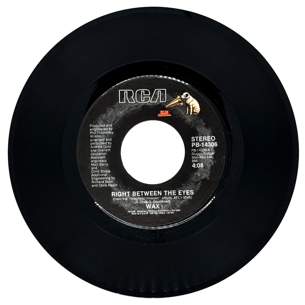 Wax : RIGHT BETWEEN THE EYES/ ONLY A VISITOR