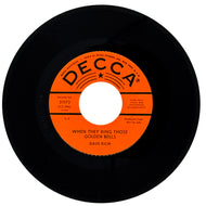 Dave Rich : WHEN THEY RING THOSE GOLDEN BELLS/ IT'S NOT FOR ME TO UNDERSTAND