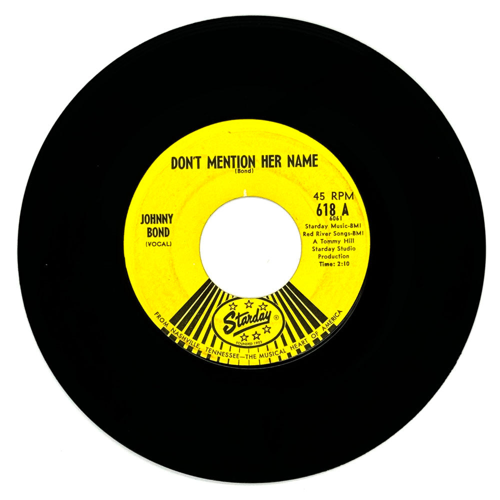 Johnny Bond : DON'T MENTION HER NAME/ HOW TO SUCCEED WITH GIRLS (WITHOUT HALF-WAY TRYING)