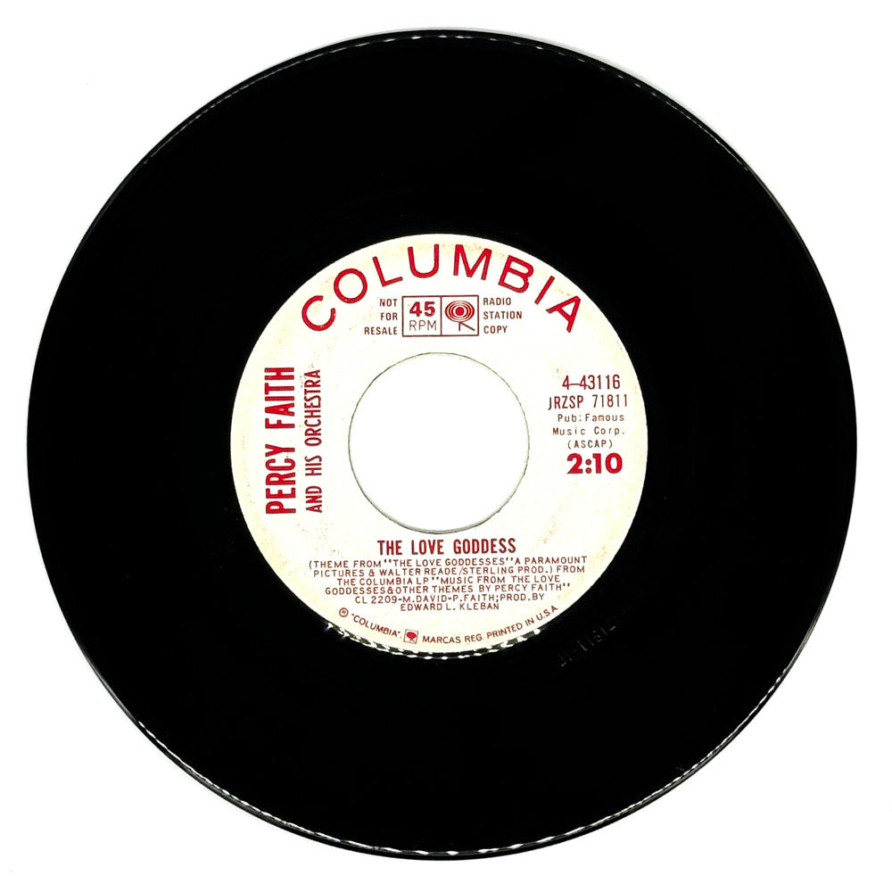 Percy Faith And His Orchestra : THE LOVE GODDESS/ JUDY