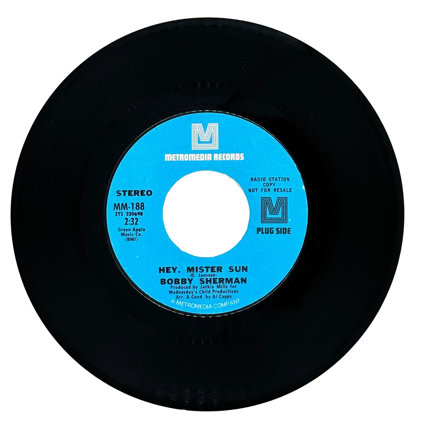 Bobby Sherman : HEY, MISTER SUN/ HEY MISTER SUN
