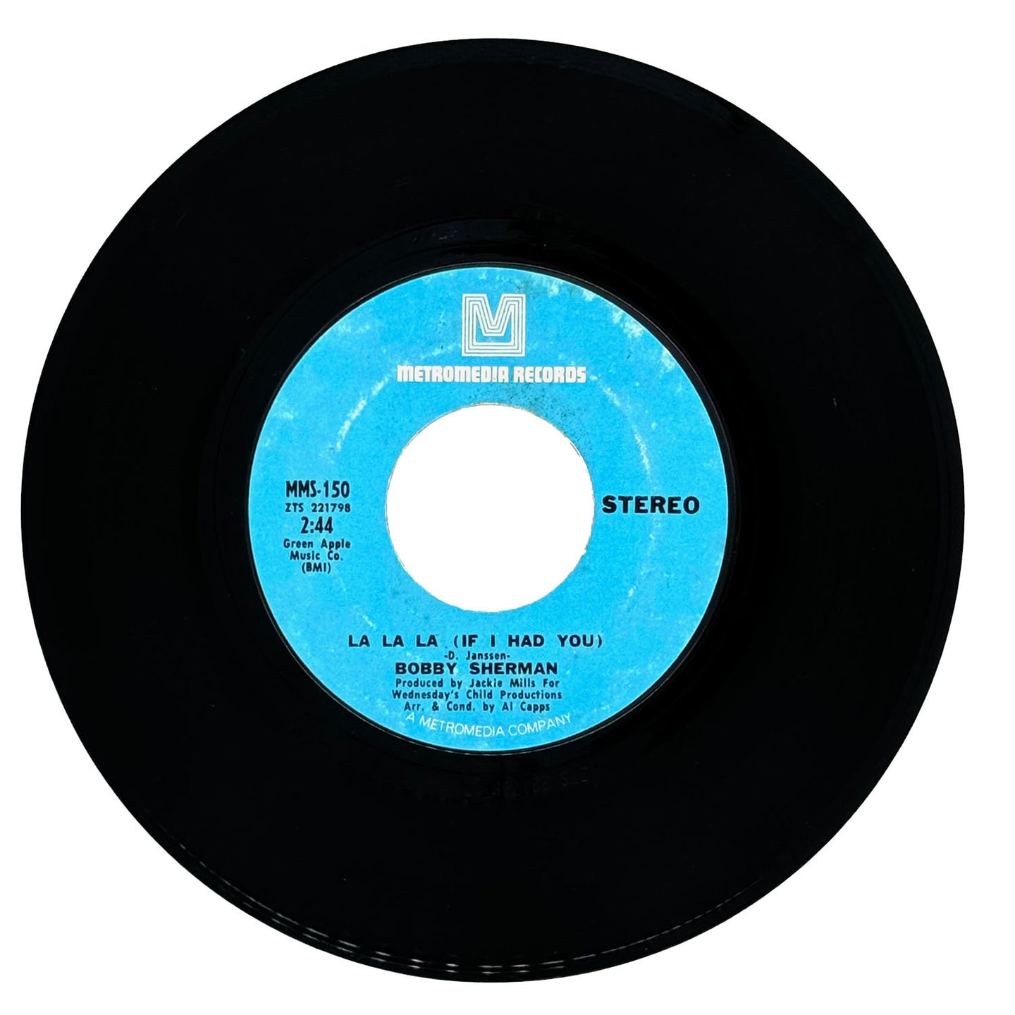 Bobby Sherman : LA LA LA (IF I HAD YOU)/ TIME