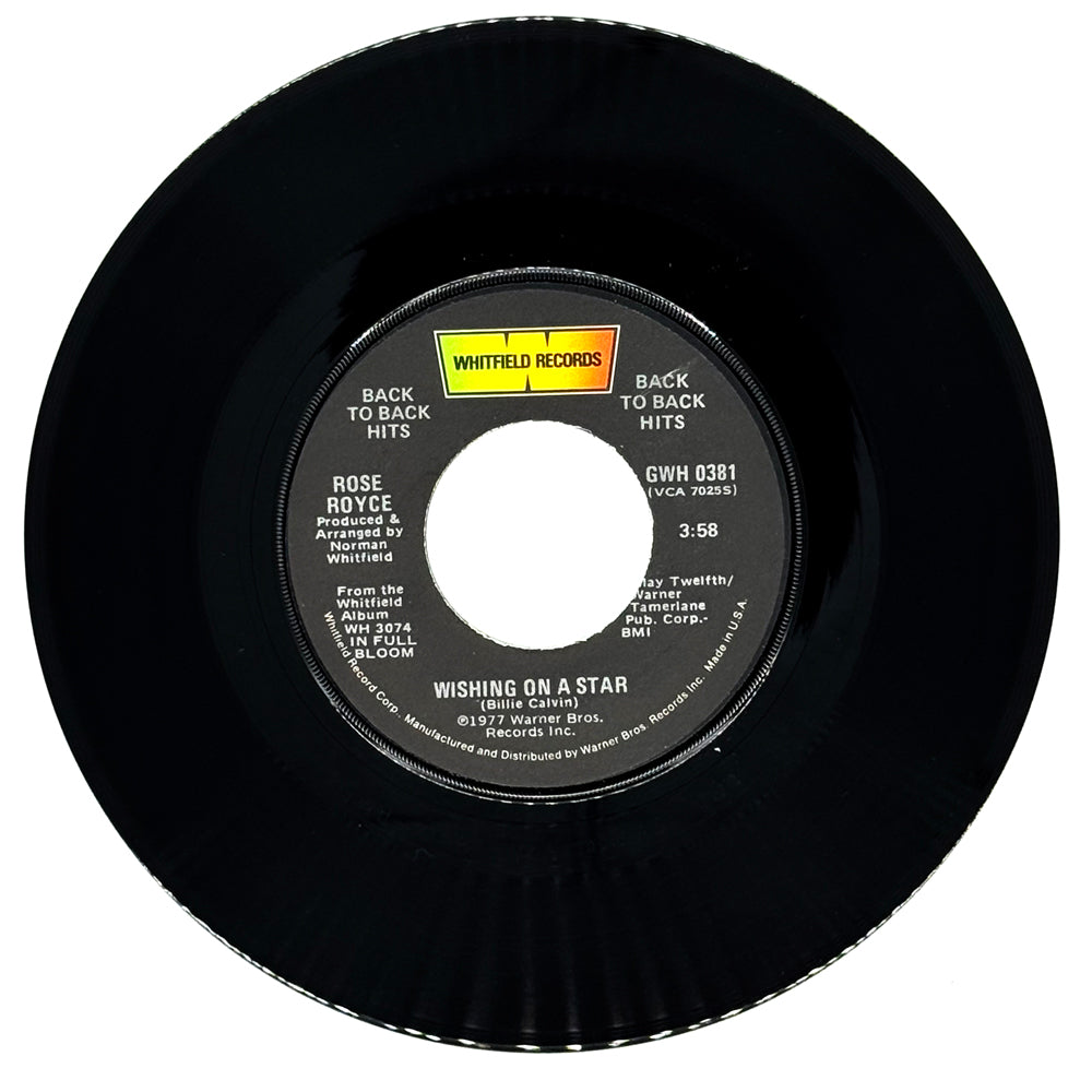 Rose Royce : WISHING ON A STAR/ LOVE DON'T LIVE HERE ANYMORE