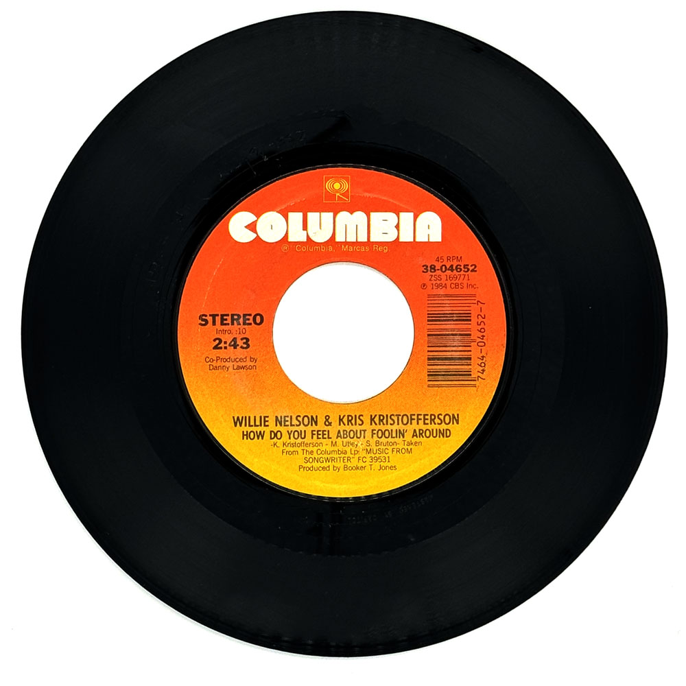Willie Nelson & Kris Kristofferson : HOW DO YOU FEEL ABOUT FOOLIN' AROUND/ EYE OF THE STORM