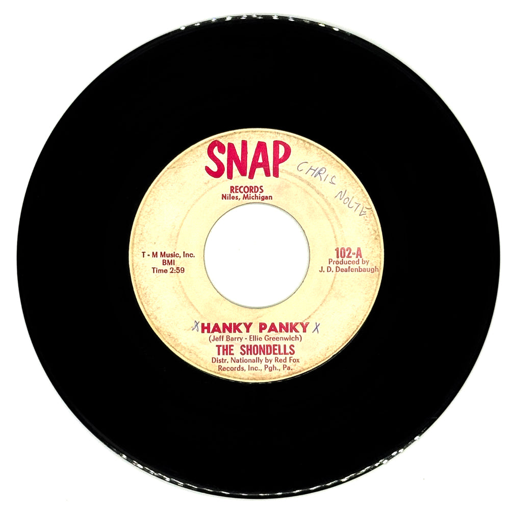 Shondells : HANKY PANKY/ THUNDERBOLT