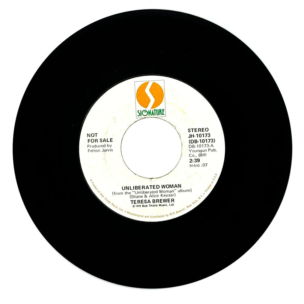 Teresa Brewer : UNLIBERATED WOMAN/ UNLIBERATED WOMAN