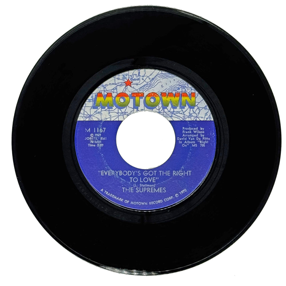 Supremes, The : EVERYBODY'S GOT THE RIGHT TO LOVE/ BUT I LOVE YOU MORE