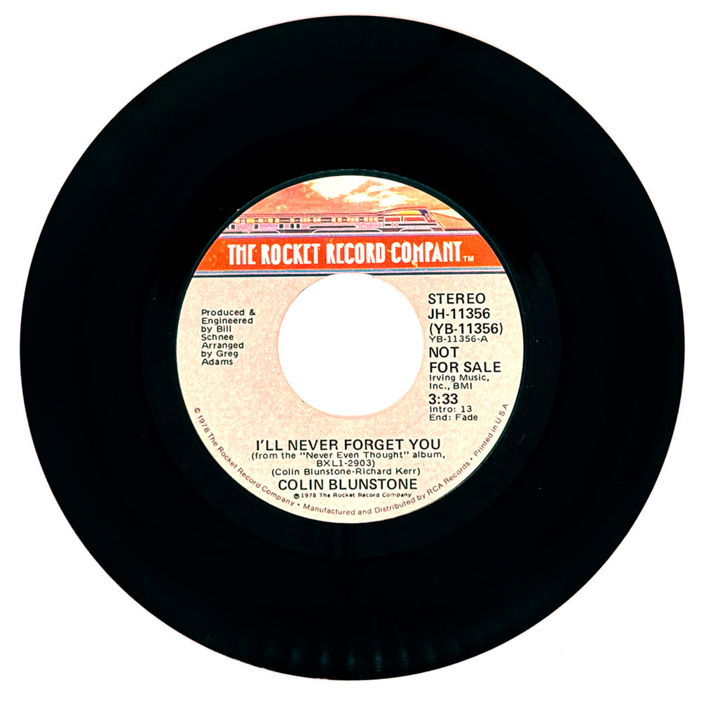 Colin Blunstone : I'LL NEVER FORGET YOU/ I'LL NEVER FORGET YOU