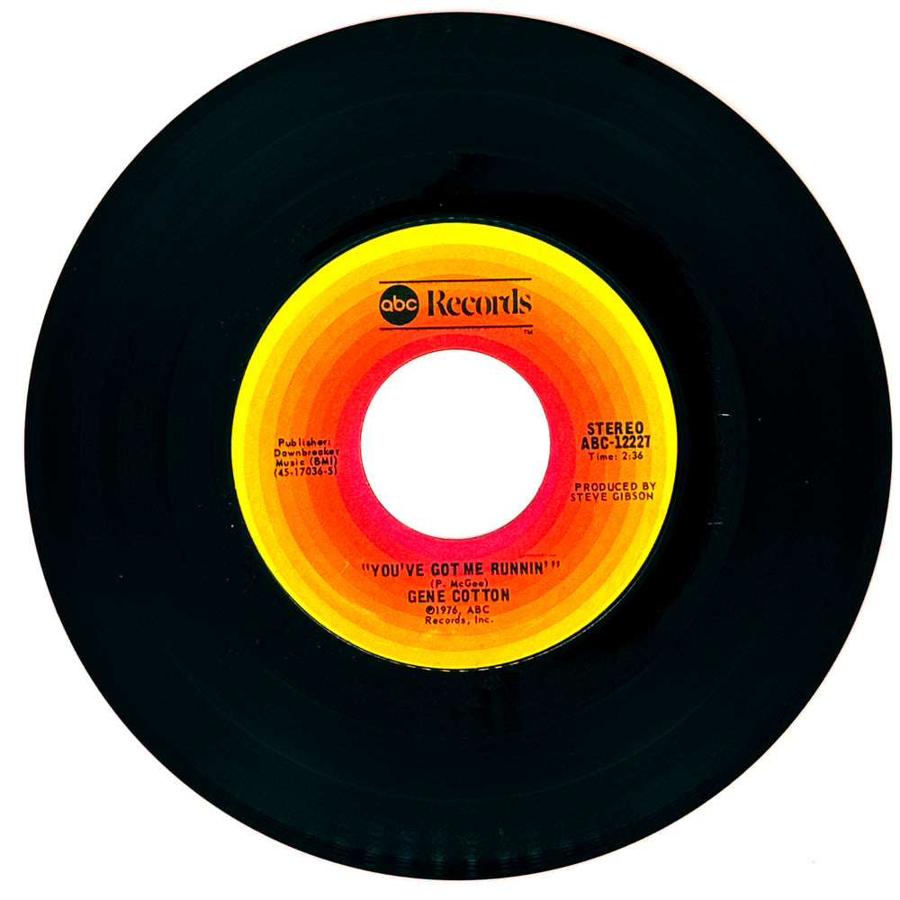 Gene Cotton : YOU'VE GOT ME RUNNIN'/ IT'S OVER GOODBYE