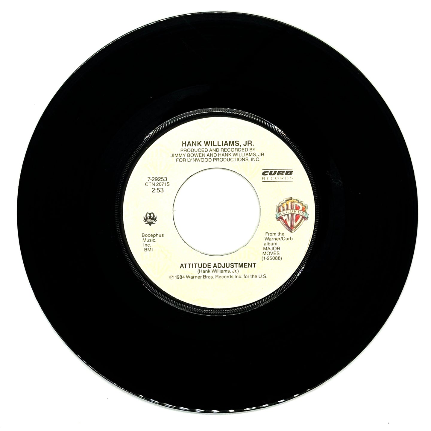 Hank Williams, Jr. : ATTITUDE ADJUSTMENT/ KNOXVILLE COURTHOUSE BLUES