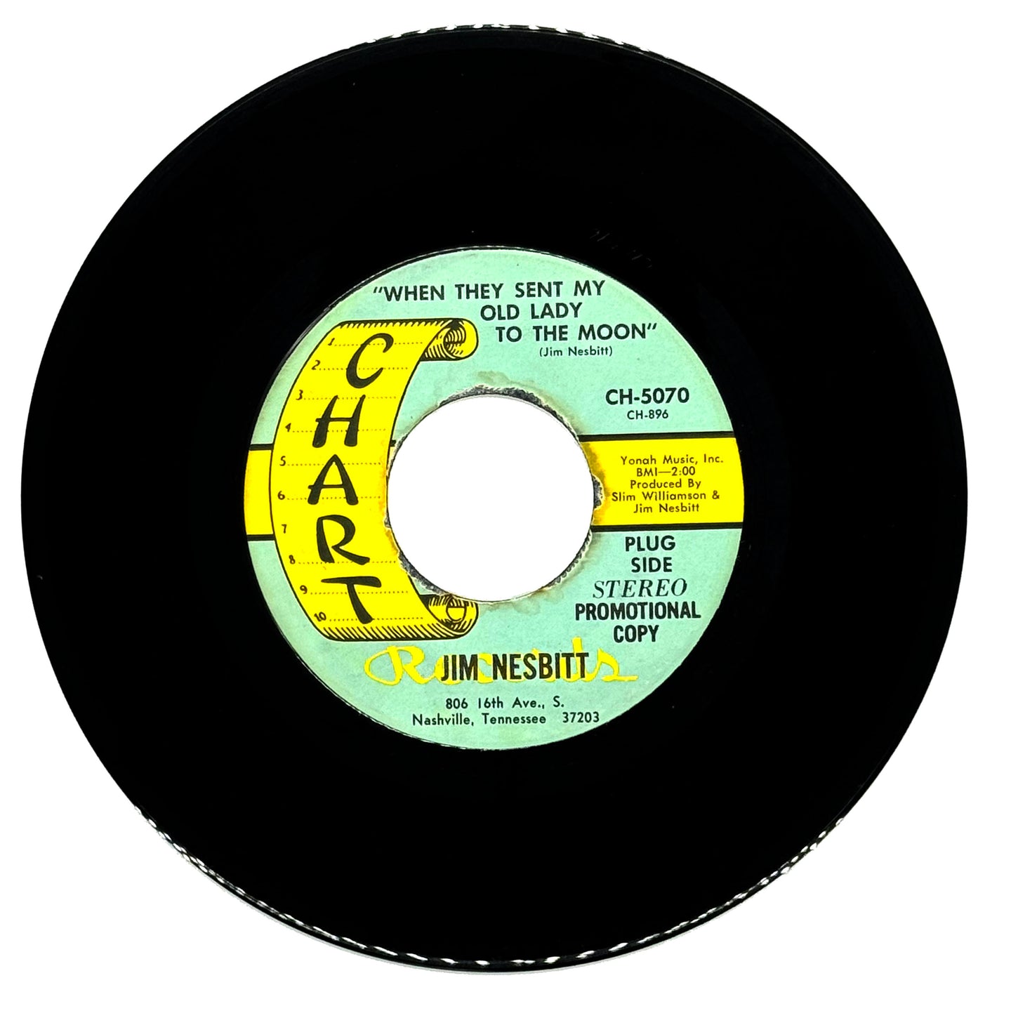 Jim Nesbitt : WHEN THEY SEND MY OLD LADY TO THE MOON/ OLD DRINKING FRIEND