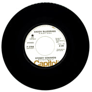 Stoney Edwards : DADDY BLUEGRASS/ IT'S RAININ' ON MY SUNNY DAY