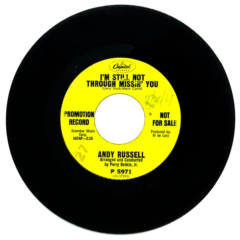 Andy Russell : I'M STILL NOT THROUGH MISSIN' YOU/ LADY