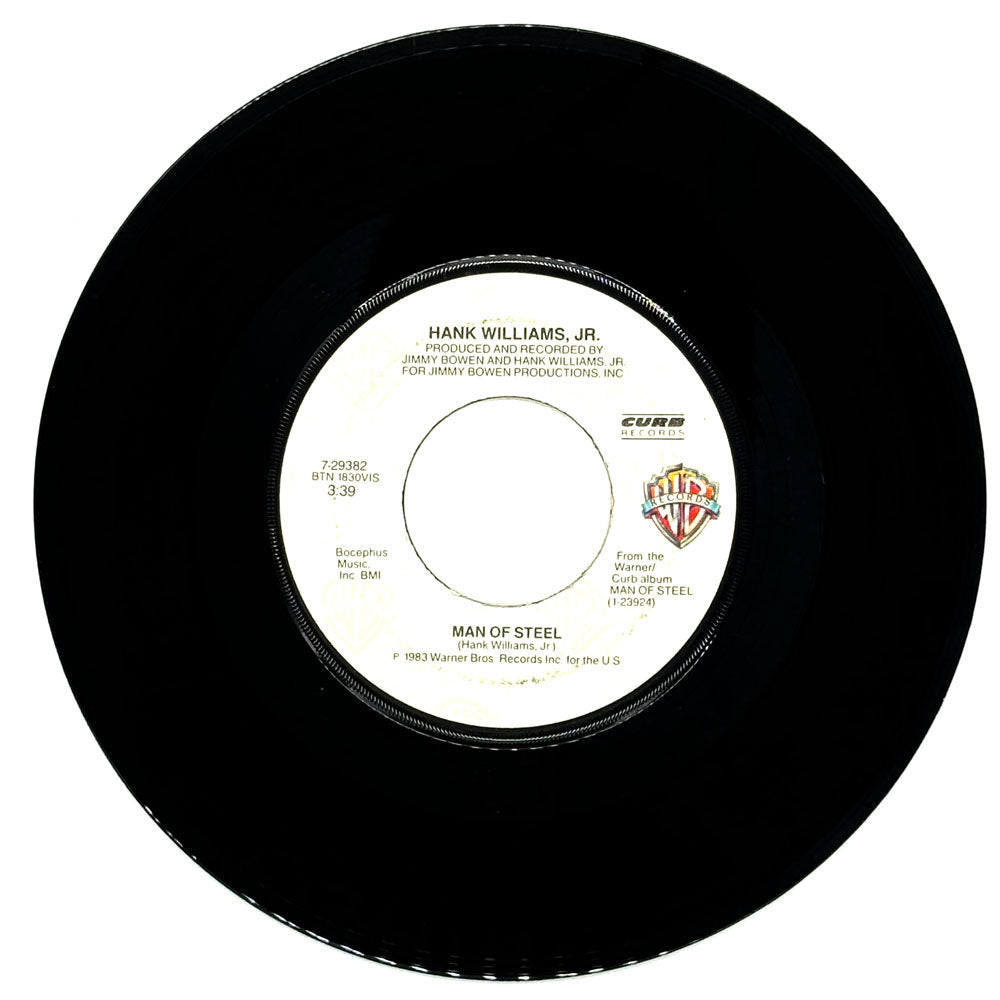 Hank Williams, Jr. : MAN OF STEEL/ NOW I KNOW HOW GEORGE FEELS