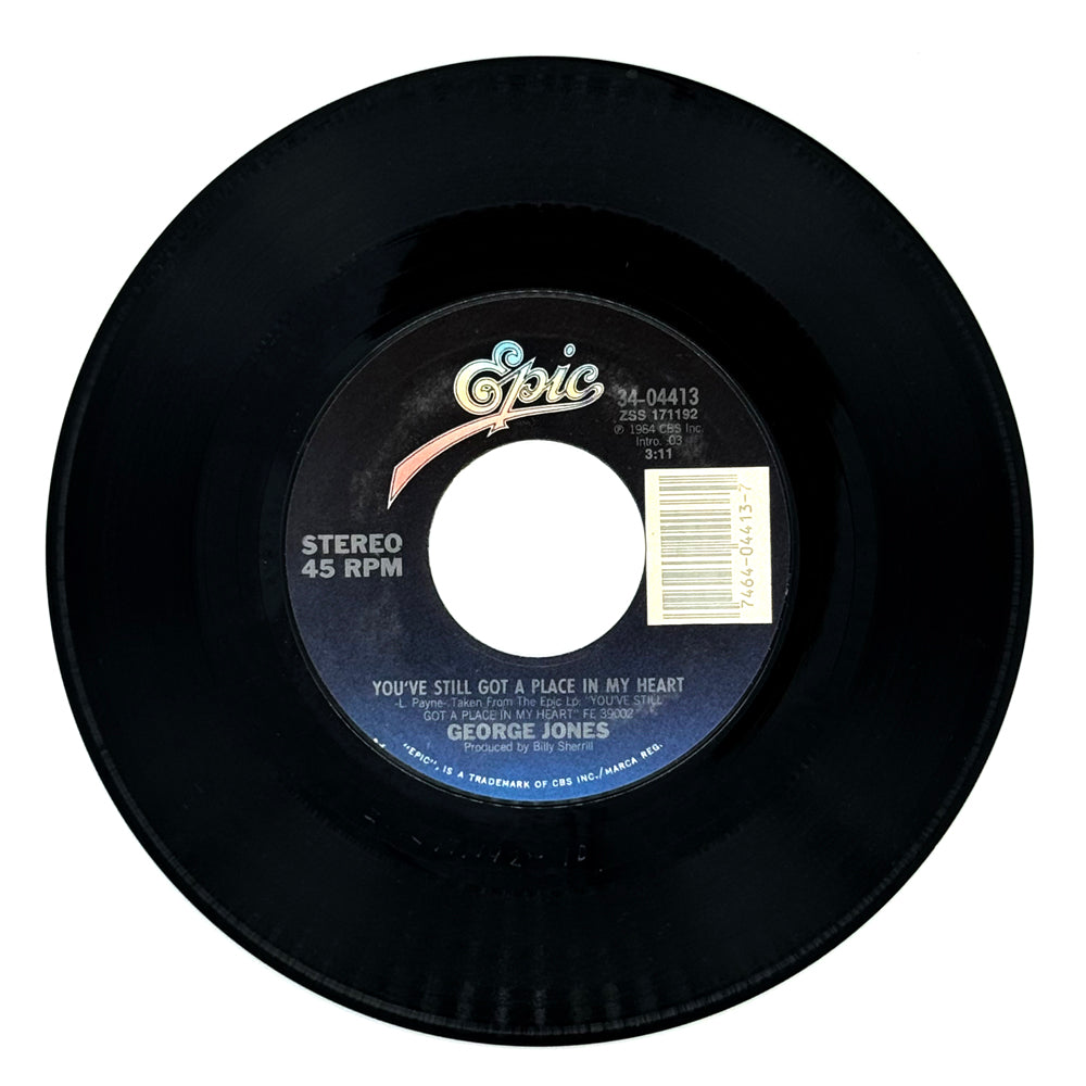 George Jones : YOU'VE STILL GOT A PLACE IN MY HEART/ I'M RAGGED BUT RIGHT
