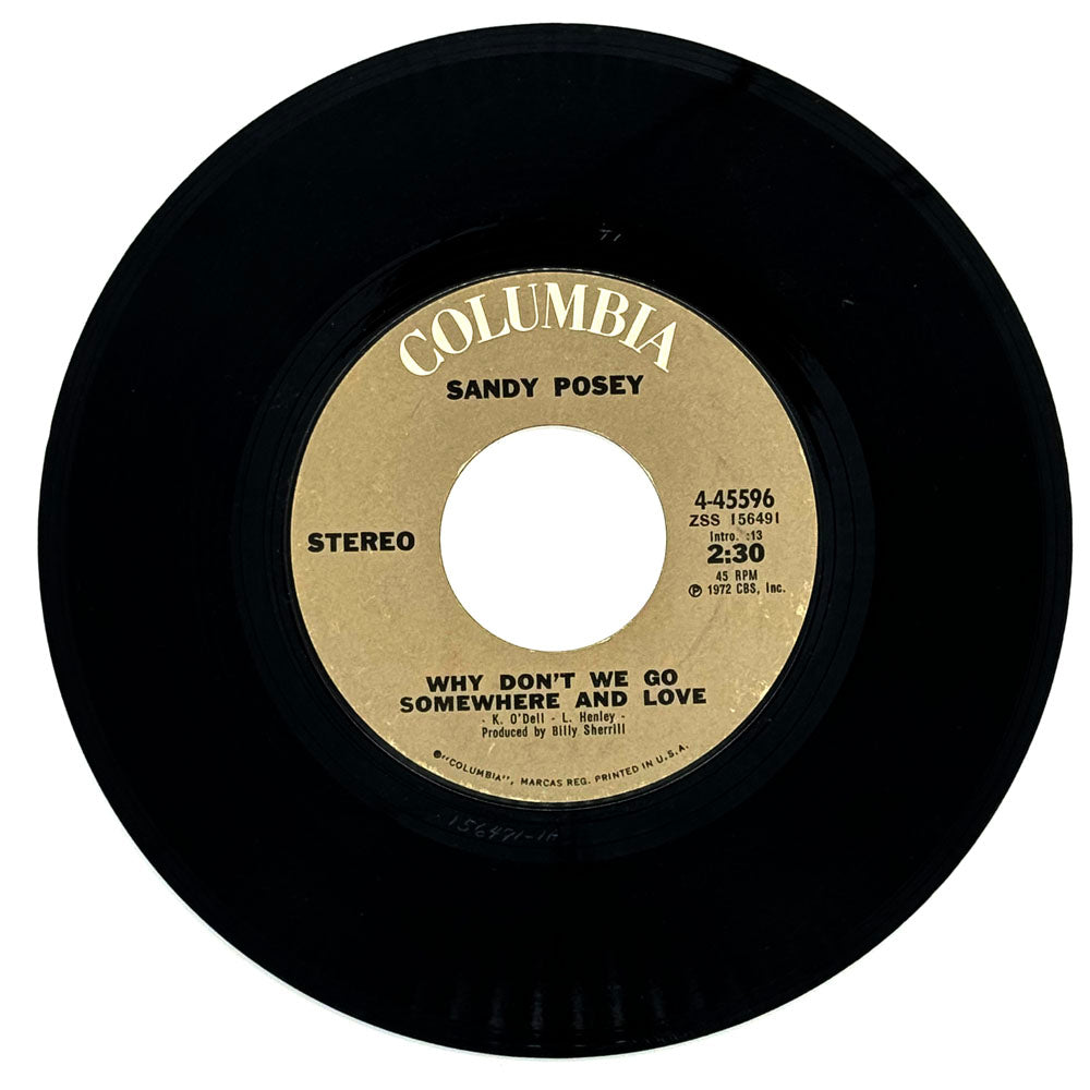 Sandy Posey : WHY DON'T WE GO SOMEWHERE AND LOVE/ TOGETHER