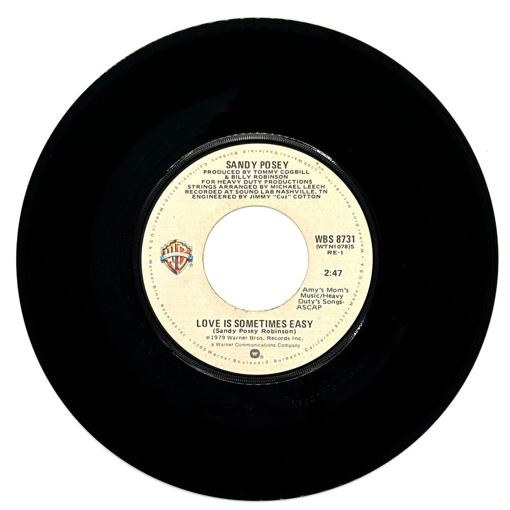 Sandy Posey : LOVE IS SOMETIMES EASY/ I BELIEVE IN LOVE