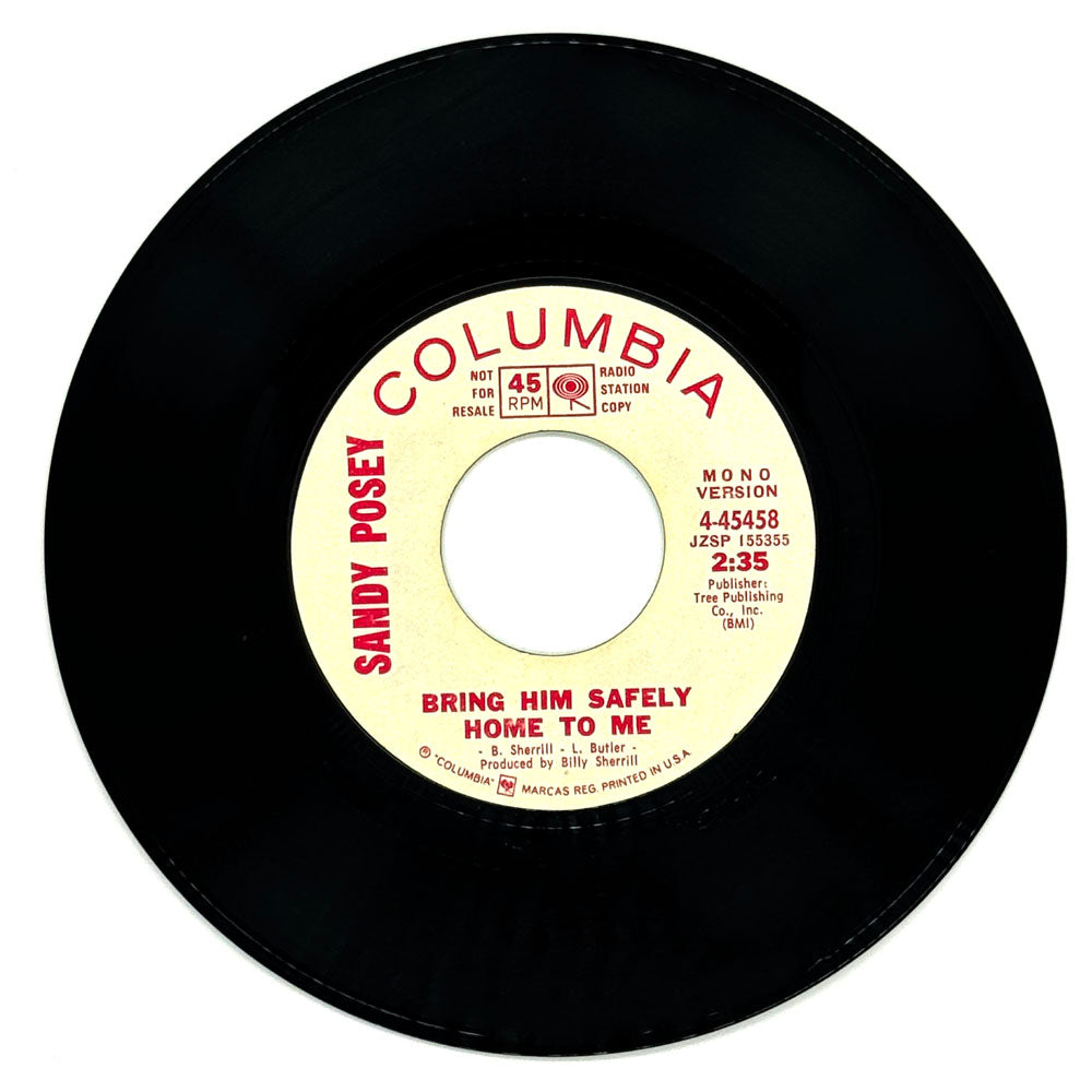 Sandy Posey : BRING HIM SAFELY HOME TO ME/ BRING HIM SAFELY HOME TO ME