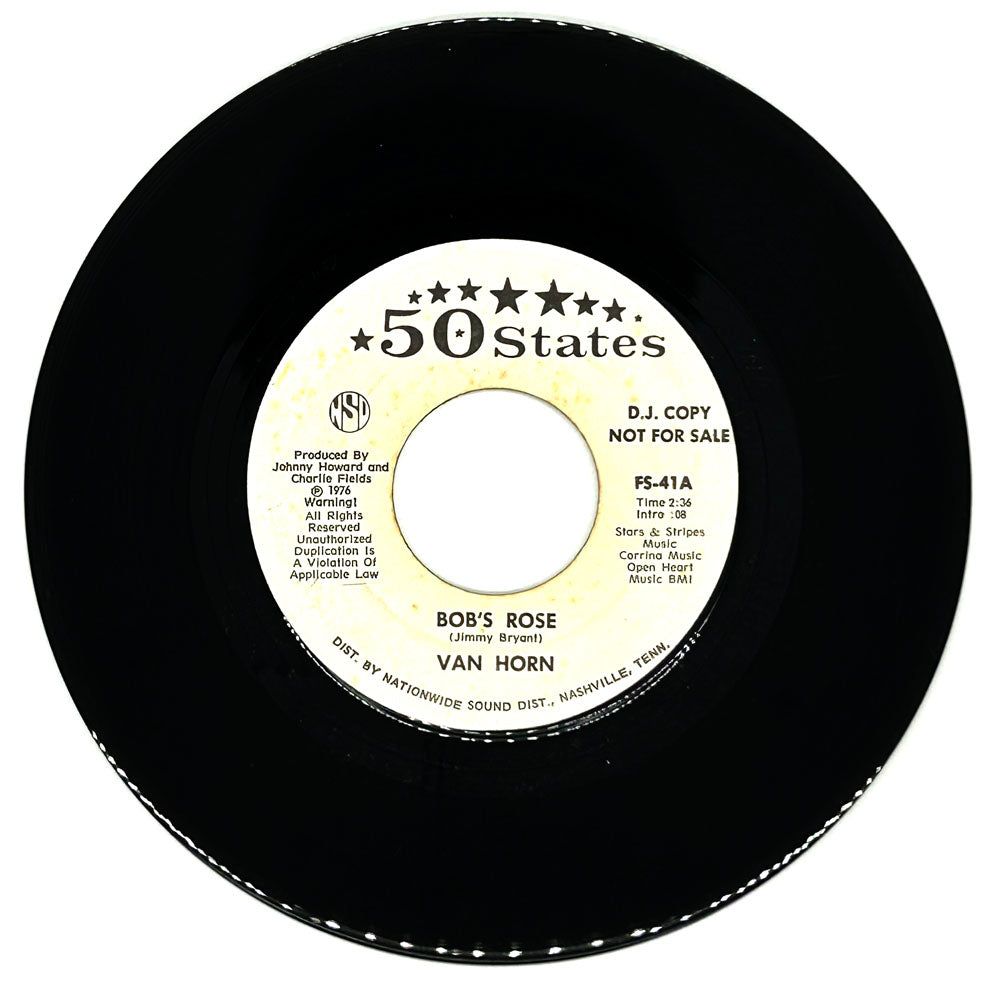 Van Horn : BOB'S ROSE/ I'VE GOT A FRIEND HELPING ME