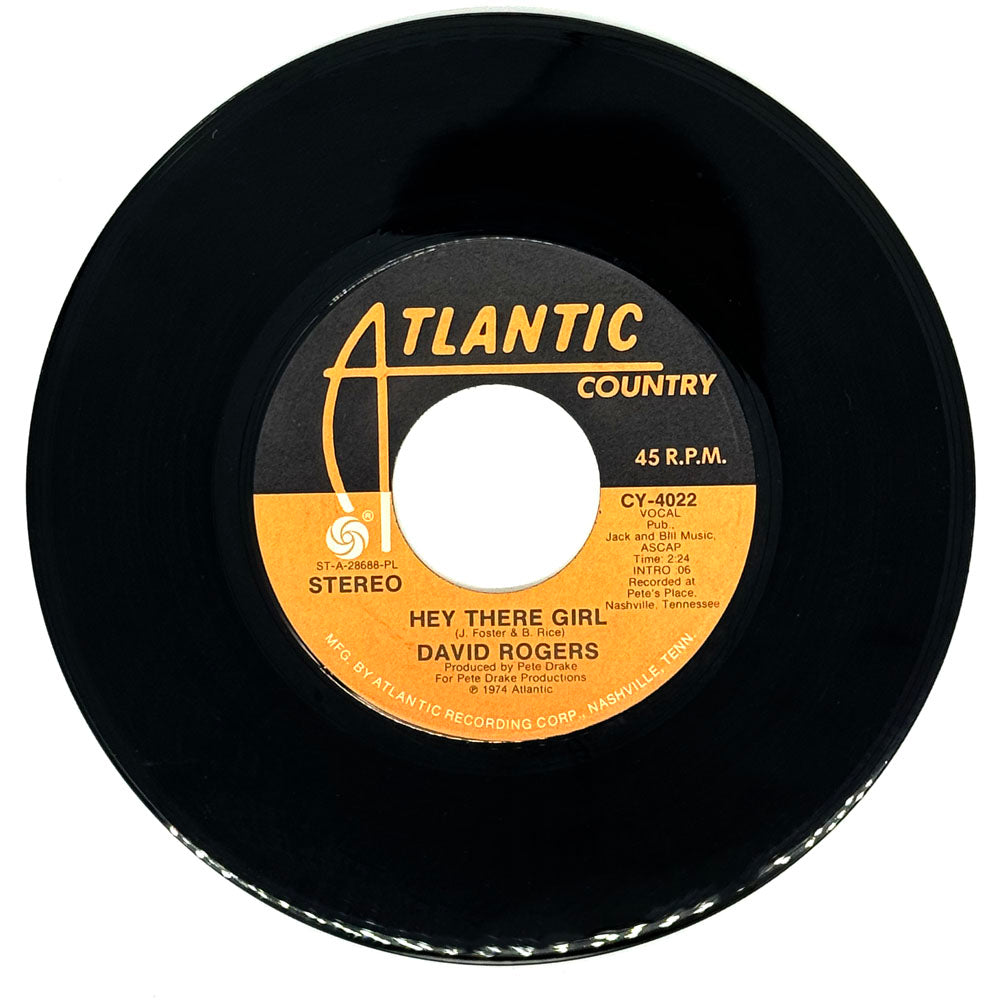 David Rogers : HEY THERE GIRL/ SOMEONE THAT I CAN FORGET