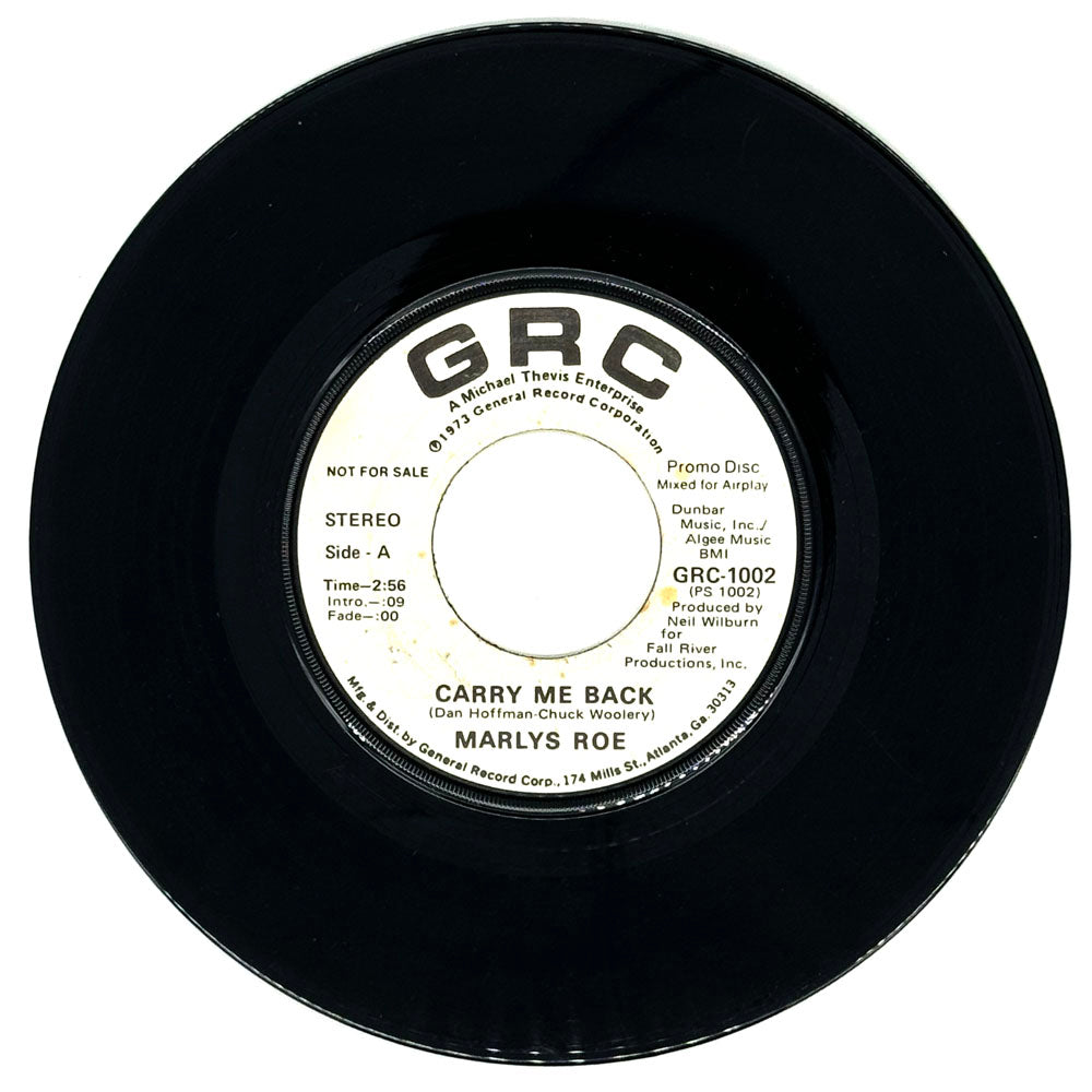 Marlys Roe : CARRY ME BACK/ CARRY ME BACK