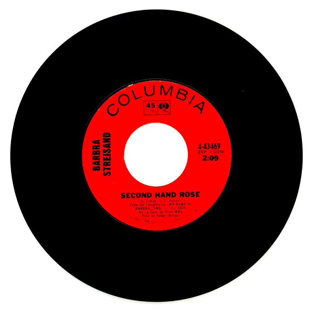 Barbra Streisand : SECOND HAND ROSE/ THE KIND OF MAN A WOMAN NEEDS