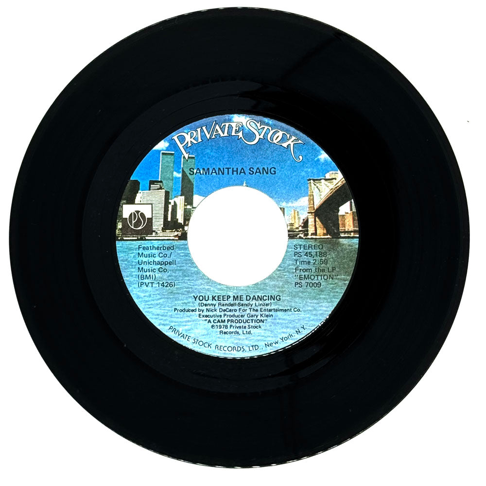 Samantha Sang : YOU KEEP ME DANCING/ CHANGE OF HEART