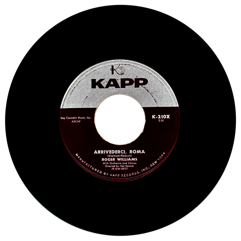 Roger Williams : ARRIVEDERCI, ROMA/ THE SENTIMENTAL TOUCH