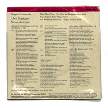 Load image into Gallery viewer, Hans Hopf : DER BAJAZZO (SZENEN DES CANIO)
