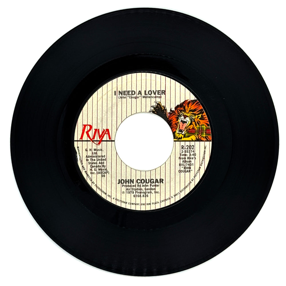 John Cougar : I NEED A LOVER/ WELCOME TO CHINATOWN