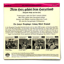Load image into Gallery viewer, Harzer Bergsanger, Die : MEIN HERZ GEHORT DEM HARZERLAND
