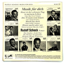 Load image into Gallery viewer, Rudolf Schock : MUSIK FUR DICH

