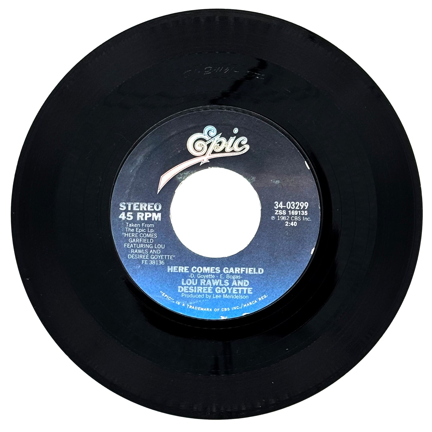 Lou Rawls and Desiree Goyette : HERE COMES GARFIELD/ TOGETHER AGAIN