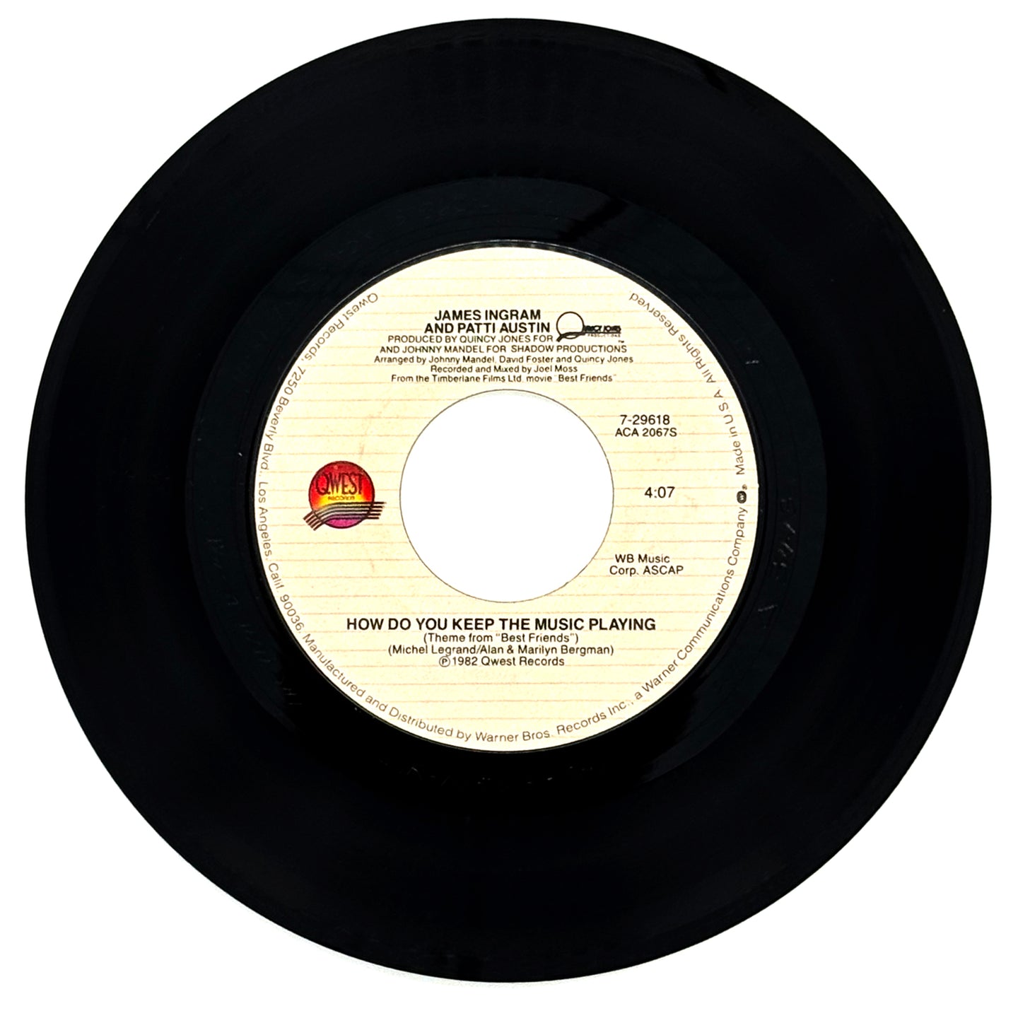 James Ingram and Patti Austin : HOW DO YOU KEEP THE MUSIC PLAYING/ HOW DO YOU KEEP THE MUSIC PLAYING