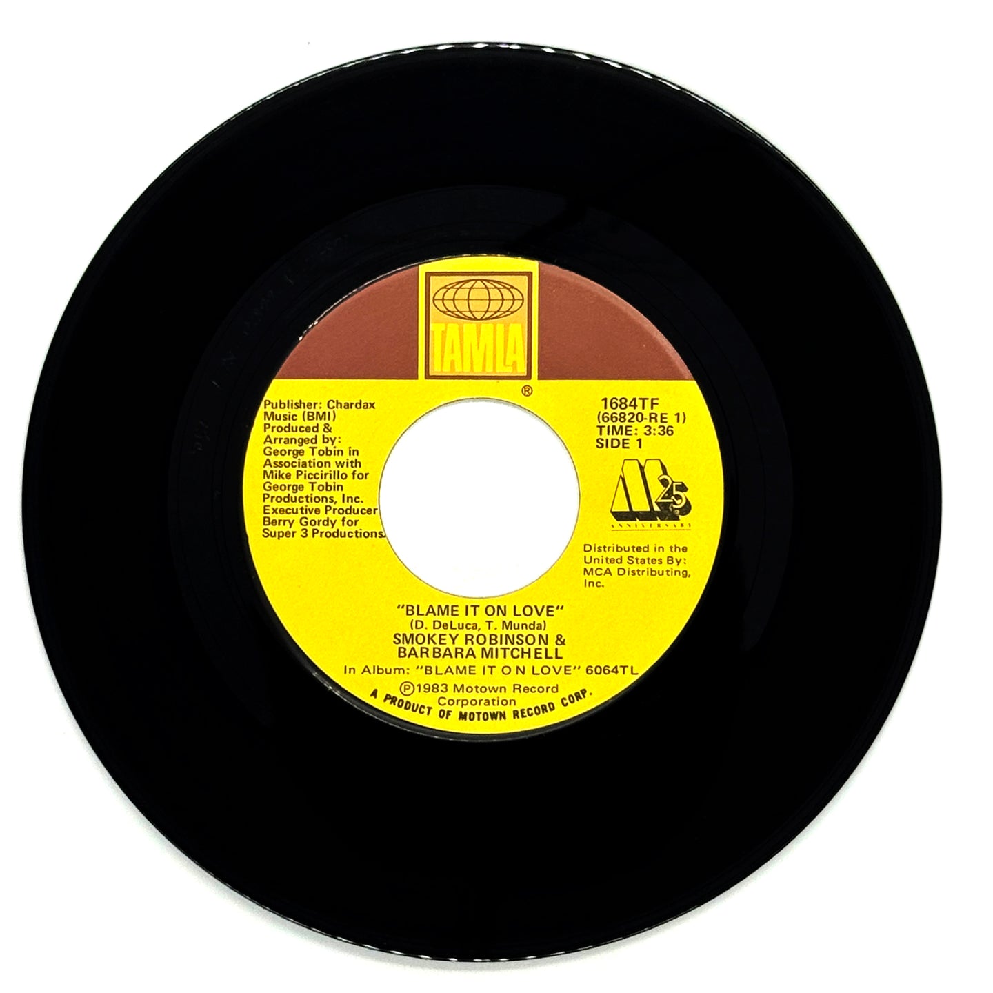 Smokey Robinson & Barbara Mitchell : BLAME IT ON LOVE/ Smokey Robinson : EVEN THO
