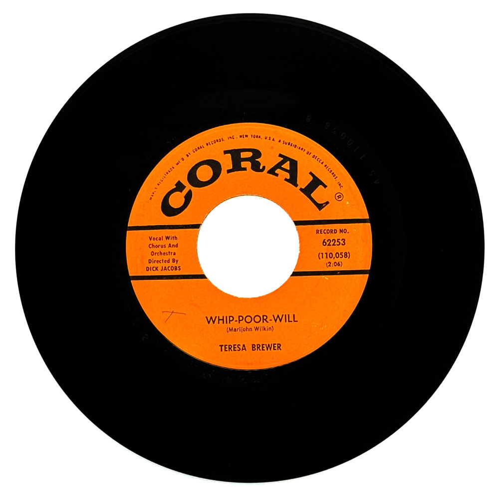 Teresa Brewer : WHIP-POOR-WILL/ OLDER AND WISER