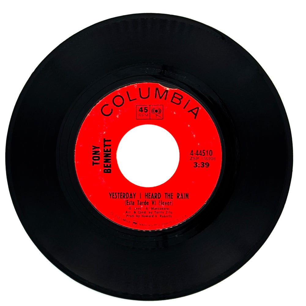 Tony Bennett : YESTERDAY I HEARD THE RAIN (ESTA TARDE VI LOVER)/ SWEET GEORGIE FAME