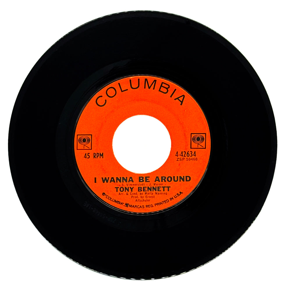 Tony Bennett : I WANNA BE AROUND/ I WILL LIVE MY LIFE FOR YOU